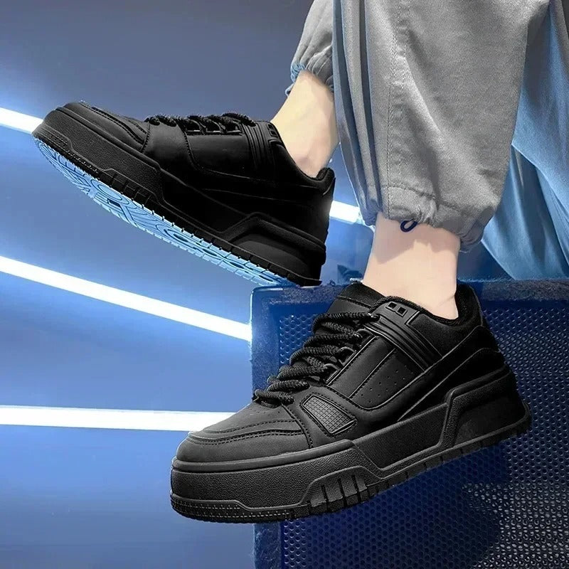 Original Brand Men's Sneakers Fashion Platform Casual Shoe Skateboard Shoes for Men Lace Up Sports Shoes White Black Tenis Shoes