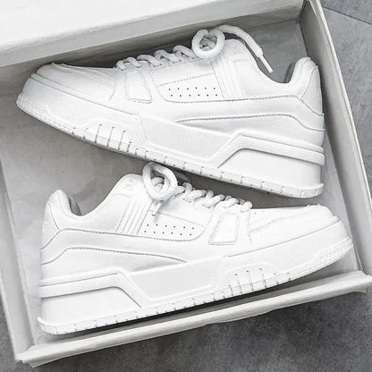 Original Brand Men's Sneakers Fashion Platform Casual Shoe Skateboard Shoes for Men Lace Up Sports Shoes White Black Tenis Shoes